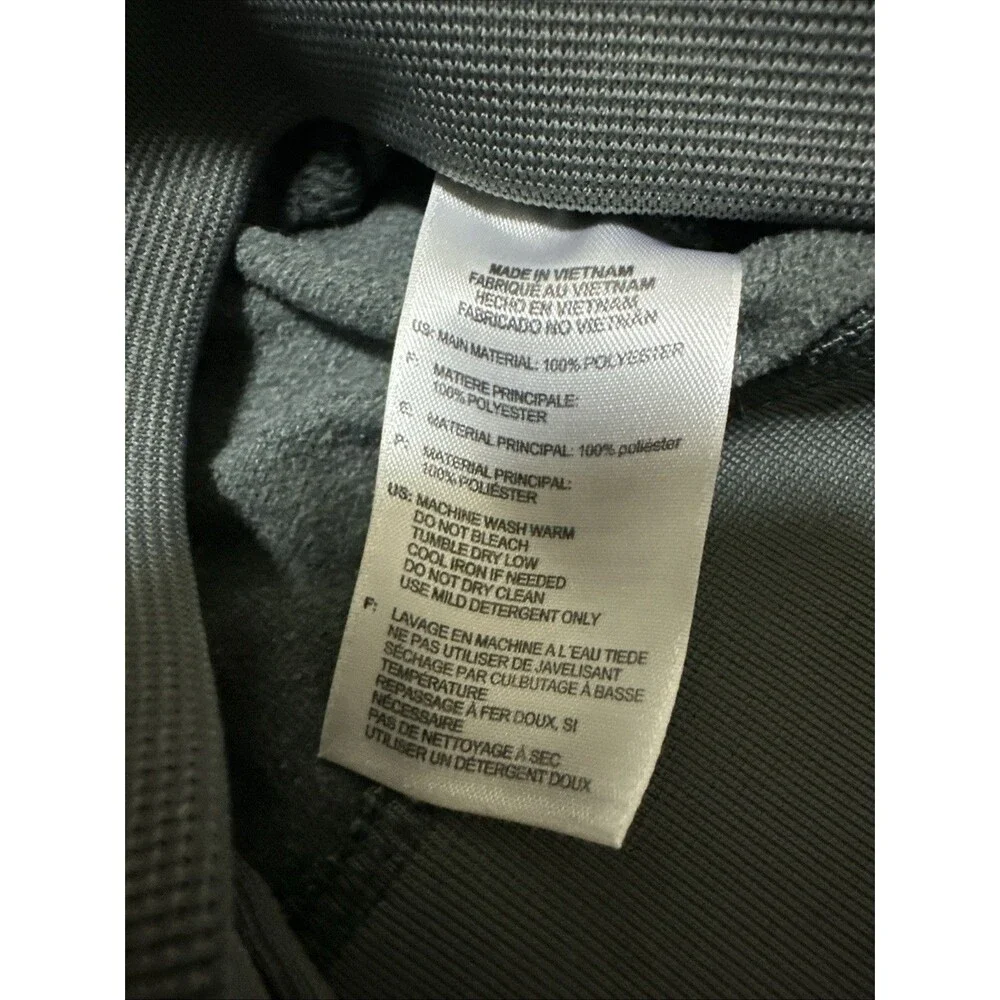 Adidas Essentials 3 Stripes Full Zip Track Jacket Mens S Gray Sweatshirt Soccer